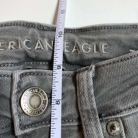 AE | Stuper Stretch Hi-rise Grey Jegging - Picture 12 of 13